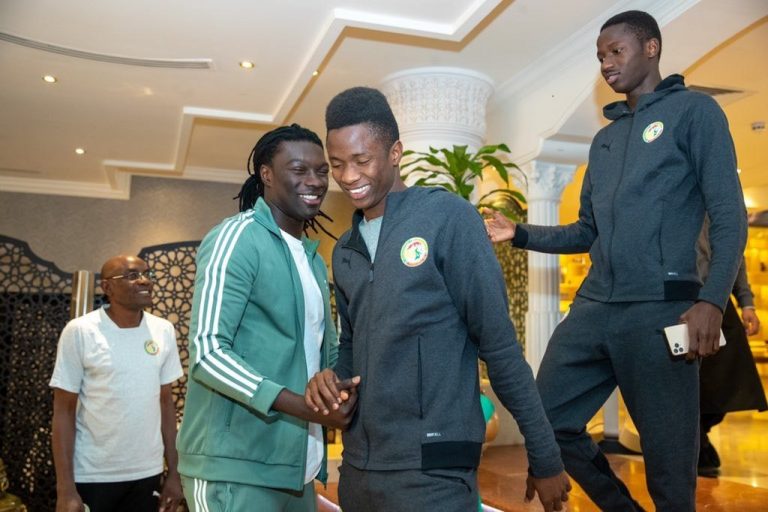 Arabie Saoudite: Bafétimbi Gomis rend visite aux Lionceaux (photos)