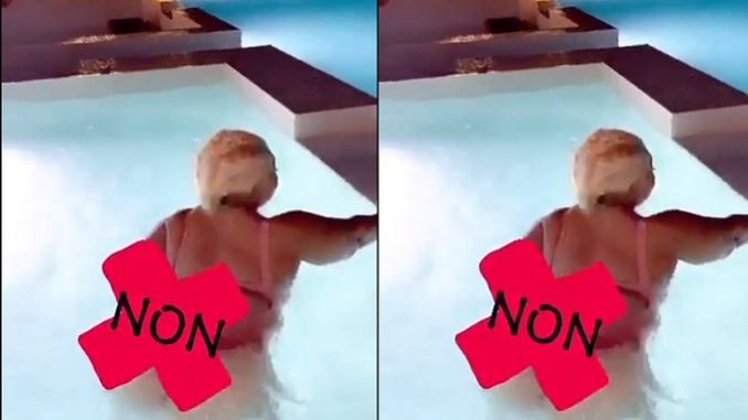 Vidéo: Jamais vu, Piscine party, Eudoxie Yao secoue la toile…attention vos yeux!