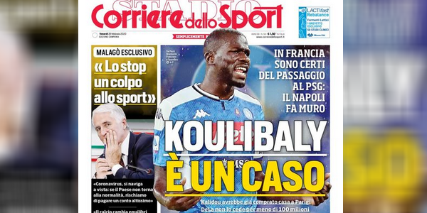 Aucune discussion à moins de 100M€ pour Koulibaly (CDS)