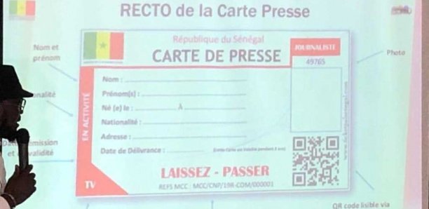 L’instauration de la nouvelle carte nationale de presse vise à ‘’assainir’’, selon le directeur de la communication