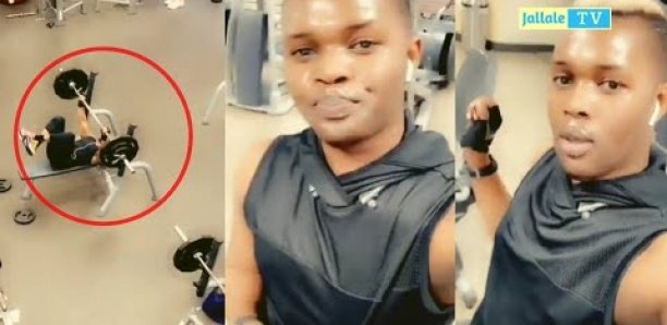 Pape Mbaye se rend à la salle de sport et fait encore le buzz