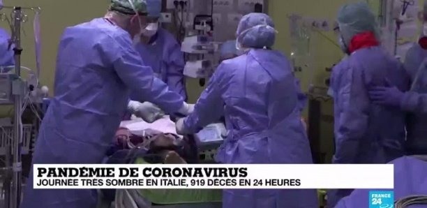 Coronavirus en Italie : 919 décès en 24h, un record depuis le début de l’épidémie