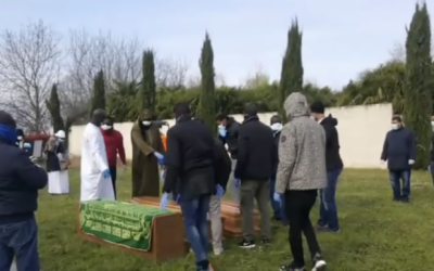 Les images de l’enterrement de YAYE MAÏ DIOUF au cimetière italien de Bergame