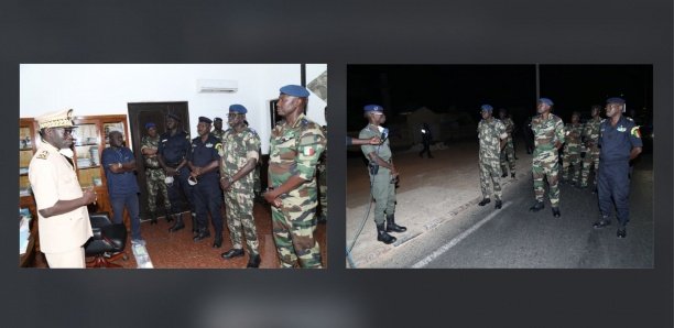 [Photos] Couvre-feu : Les patrons de l’armée, de la gendarmerie et de la police rappellent les directives