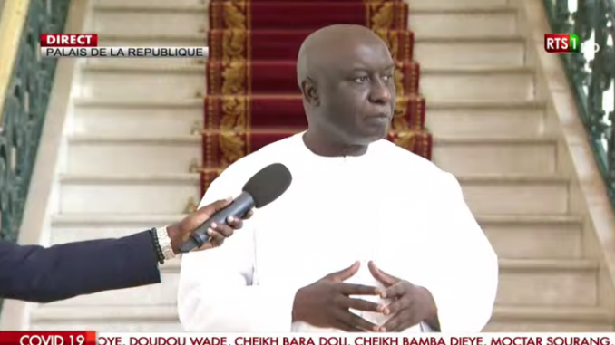 Vidéo-Coronavirus au Sénégal : La déclaration de Idrissa Seck après sa consultation avec Macky Sall au Palais