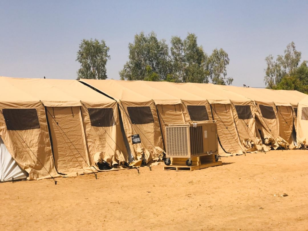 Touba (photos): les installations du centre de traitement militaire du COVID-19