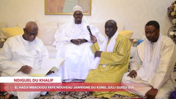 Urgent – Nouveau ndigueul du khalife général des mourides qui demande la suspension …