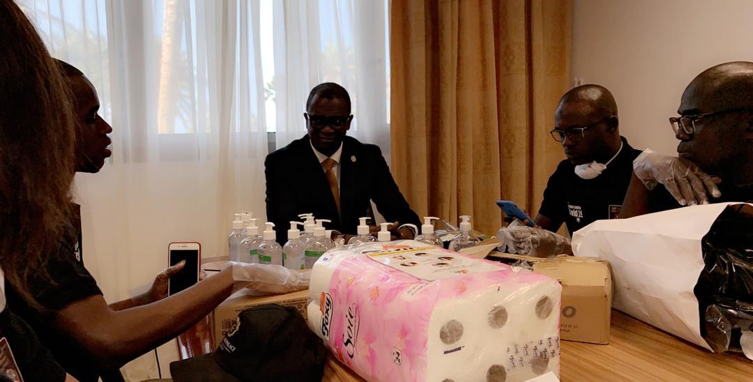 Les jeunes du King Fahd Palace à la rescousse de la Mairie de Ngor