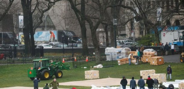 À New York, un hôpital de campagne dans Central Park