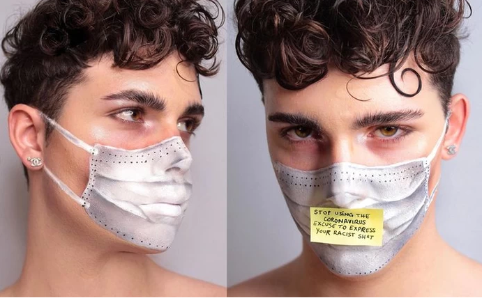 Un make-up artist italien fait passer un message fort au sujet du coronavirus