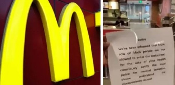 Les Noirs “interdits d’entrer” dans un McDonald’s chinois, la chaîne fait son mea culpa