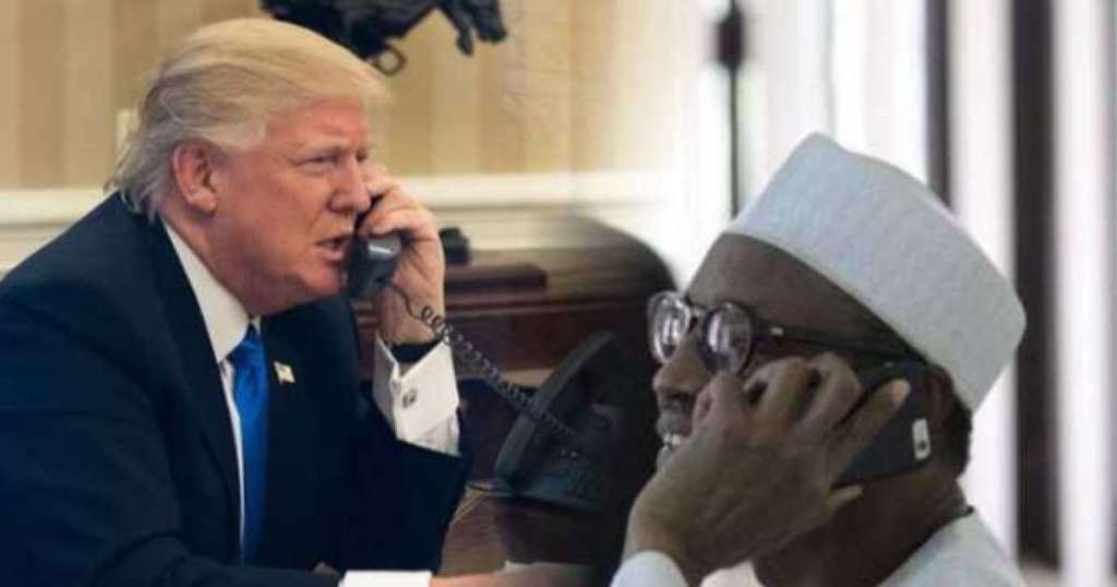 NOUVELLESBreaking: Trump appelle Buhari et fait de nouvelles promesses au Nigeria