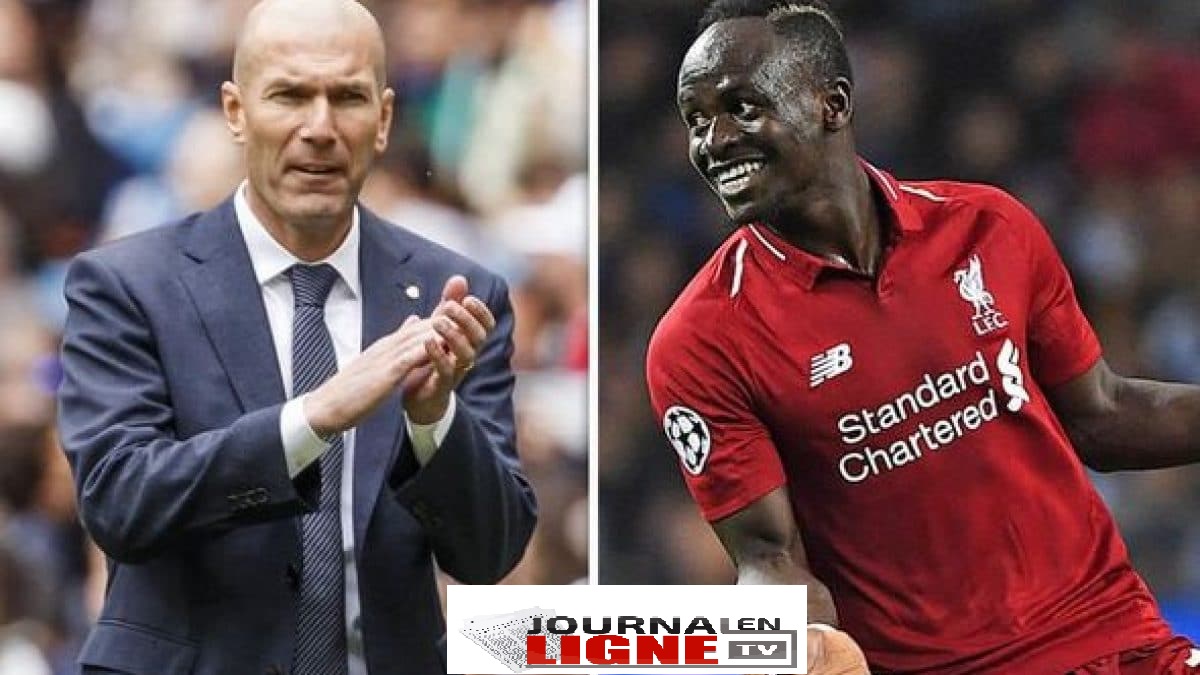 Zidane toujours déterminé à faire venir Sadio Mané au Real Madrid