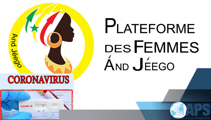 Covid-19 : La Plateforme des femmes ‘’And Jeggo’’ apporte une contribution d’un million de francs CFA