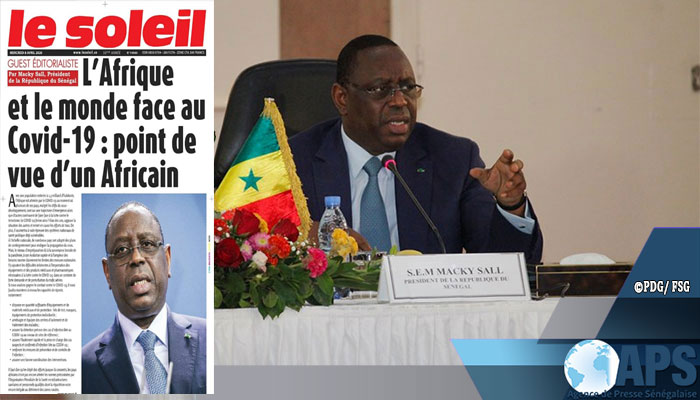 Covid-19 : Le président Macky Sall plaide pour l’avènement d’un nouvel ordre mondial