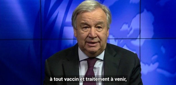 Gestion Covid-19 : Guterres félicite l’Afrique et ses dirigeants