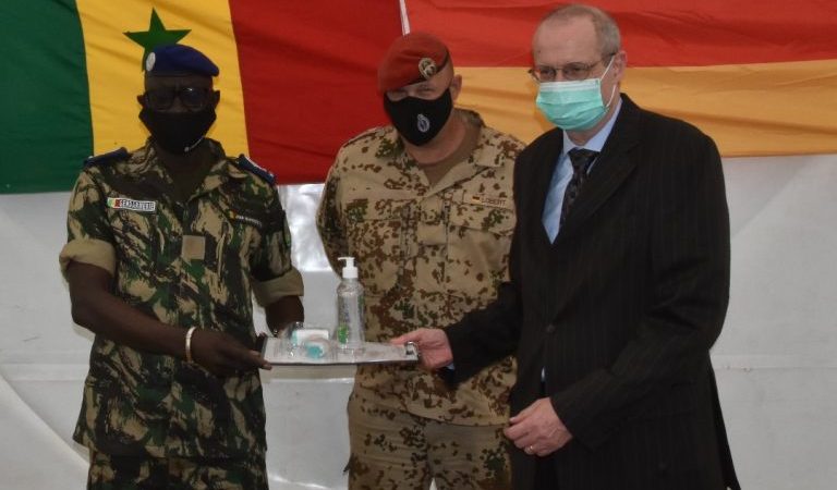 Covid-19 : L’Ambassade d’Allemagne au chevet de la gendarmerie nationale