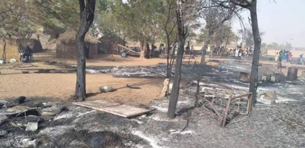 Louga: Un violent incendie ravage le village de Ngoudioura Diop