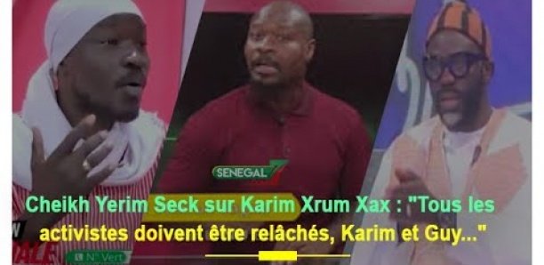 Cheikh Yerim Seck sur Karim Xrum Xax : « Tous les activistes doivent être relâchés, Karim et Guy… »