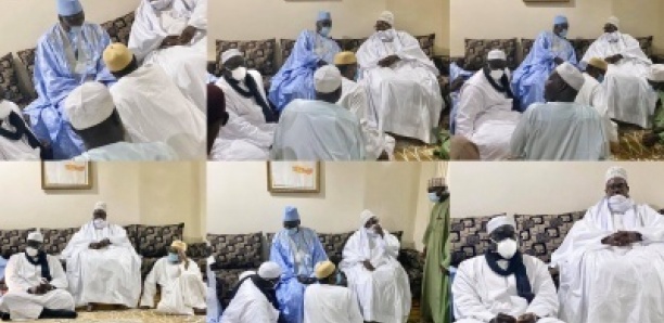 [PHOTOS] Décès de Pape Malick Sy: Serigne Bass Abdou Khadre à Tivaoune