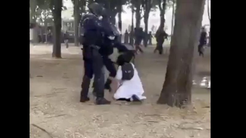 france : Une infirmière violemment interpellée à Paris, les images qui indignent la Toile