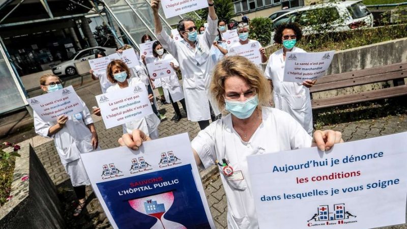 FRANCE : « Finis les applaudissements » : les soignants de retour dans la rue après le Covid-19