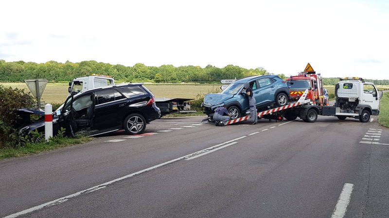 Route nationale : 7 véhicules entrent en collision, 14 blessés dont un dans un état grave