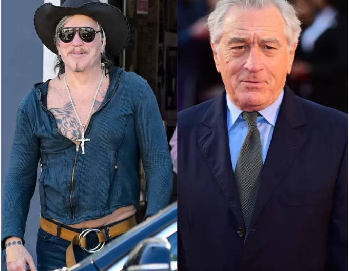 Mickey Rourke s’en prend violemment à Robert De Niro