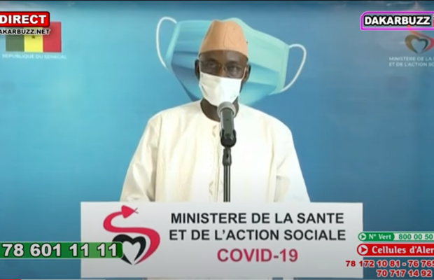 Le Sénégal enregistre 132 Nouveaux cas positifs et 4 nouveaux décès ce Mercredi 1 juillet