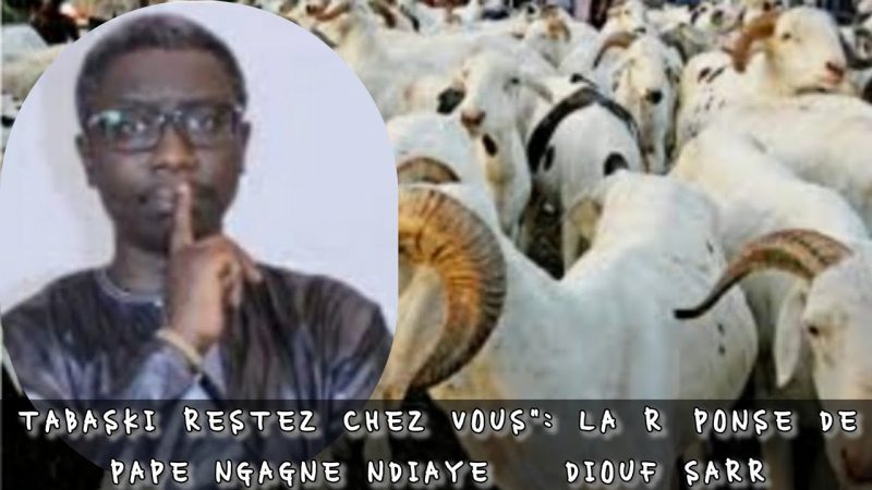 « Tabaski restez chez vous »: La réponse de Pape Ngagne Ndiaye à Diouf Sarr