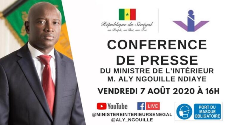 Respecter des mesures : Le ministre de l’intérieur en conférence de presse ce vendredi…