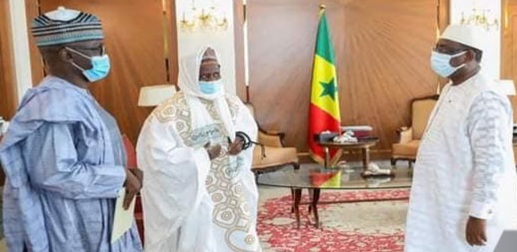 Décès du Khalife de Médina Baye : une délégation nigériane reçue au Palais par Macky Sall