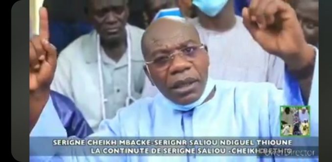 SERIGNE SALIOU THIOUNE : « même les Thiantacounes qui dormaient ont commencé à se réveiller… Ce ndigël de Serigne Cheikh nous a réhabilités »