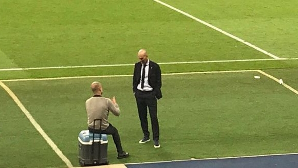 Zizou et Pep : La belle image!