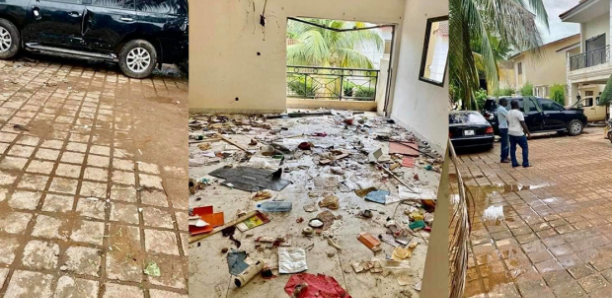 Mali : La Bâtisse de Karim Keita vandalisée et pillée (Photos)