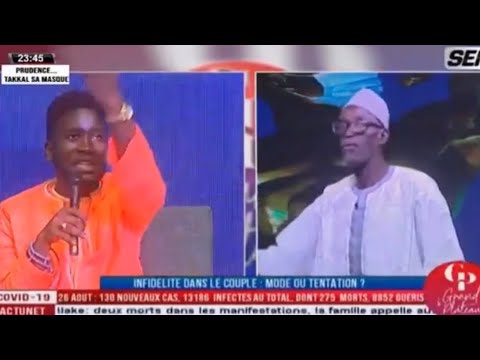 Vidéo: Oustaz Moudou Fall s’énerve en direct contre Pére Mangoné: »boulma manqué respect…damay gnibi »