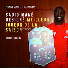 Sadio Mané, meilleur joueur de Premier League selon les Fans