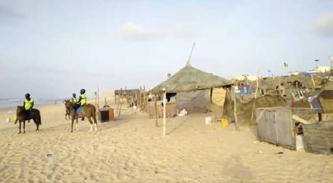 Covid-19 : Le visage de la plage de Yoff-Bceao 48h après les nouvelles restrictions.