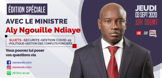 Édition spéciale] Covid-19, sécurité, fonciers, politique… : Le ministre Aly Ngouille Ndiaye répond aux questions de seneweb