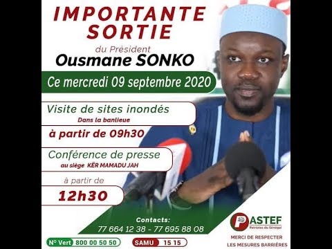 Conférence de presse de Ousmane SONKO président de Pastef / Les patriotes