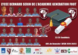 BFEM 2020 : Génération Foot enregistre un taux de réussite de 88 %