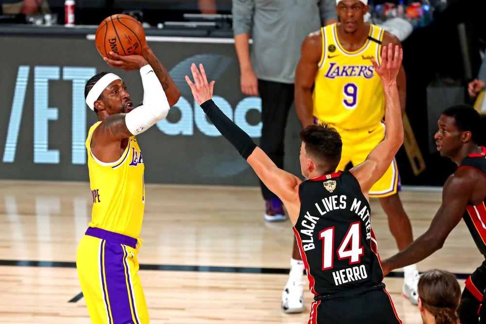 NBA : les Los Angeles Lakers gagnent le match 4 de la finale et ne sont plus qu’à une victoire du titre