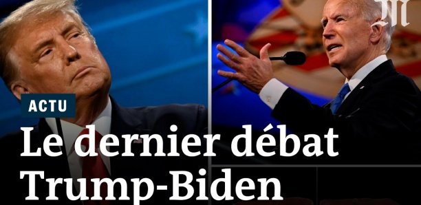 Trump et Biden, pour leur dernier débat, évitent les vagues avant l’élection