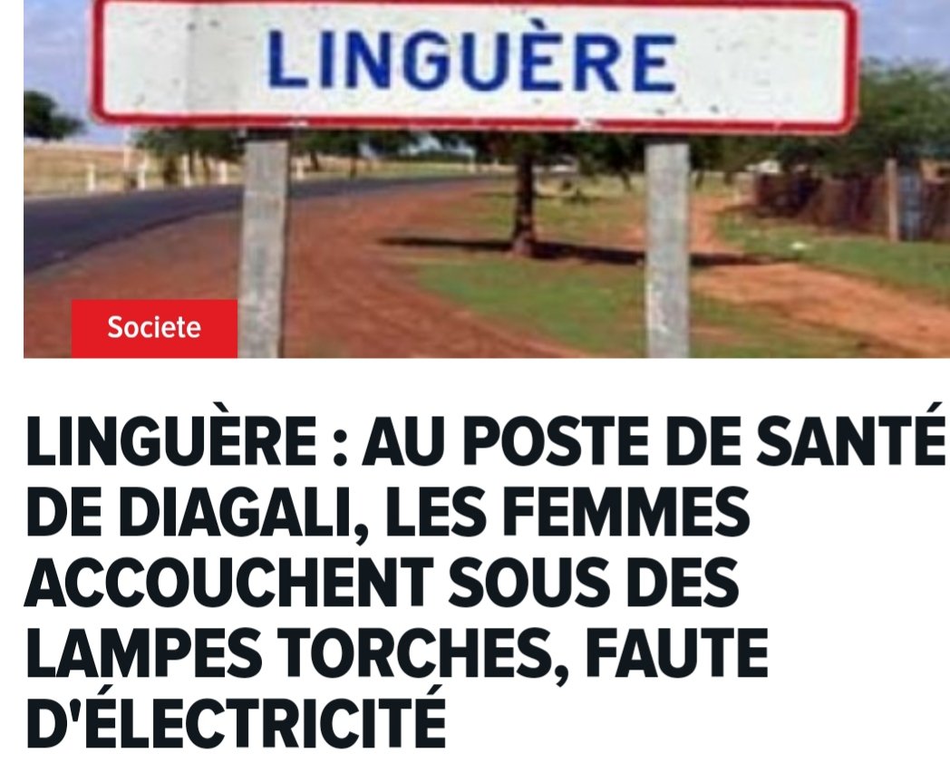 Linguère : Au poste de santé de Diagali, les femmes accouchent sous des lampes torches, faute d’électricité