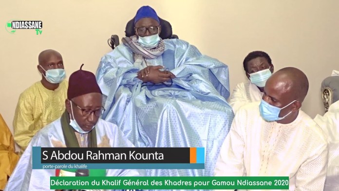 Gamou Ndiassane célébré le 5 : Déclaration du Khalife des Khadres…(vidéo)