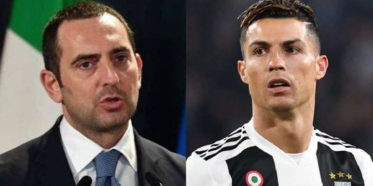 Covid-19 : le ministre des sports de l’Italie s’en prend à Cristiano Ronaldo