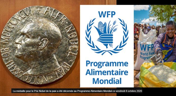 Le prix Nobel de la paix décerné au Programme alimentaire mondial des Nations unies