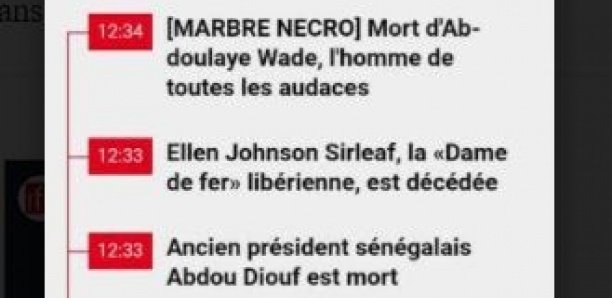 Victime d’un énorme bug, Rfi annonce la mort de Diouf, Wade et Ellen Johnson Sirleaf