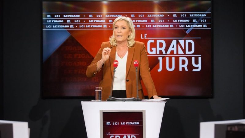 Pour Marine Le Pen, «la réélection de Donald Trump» serait «meilleure pour la France»