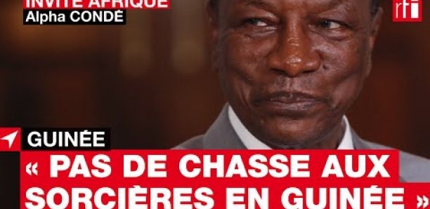 Alpha Condé sur les nombreuses arrestations : « Il n’y a pas de chasse aux sorcières en Guinée »